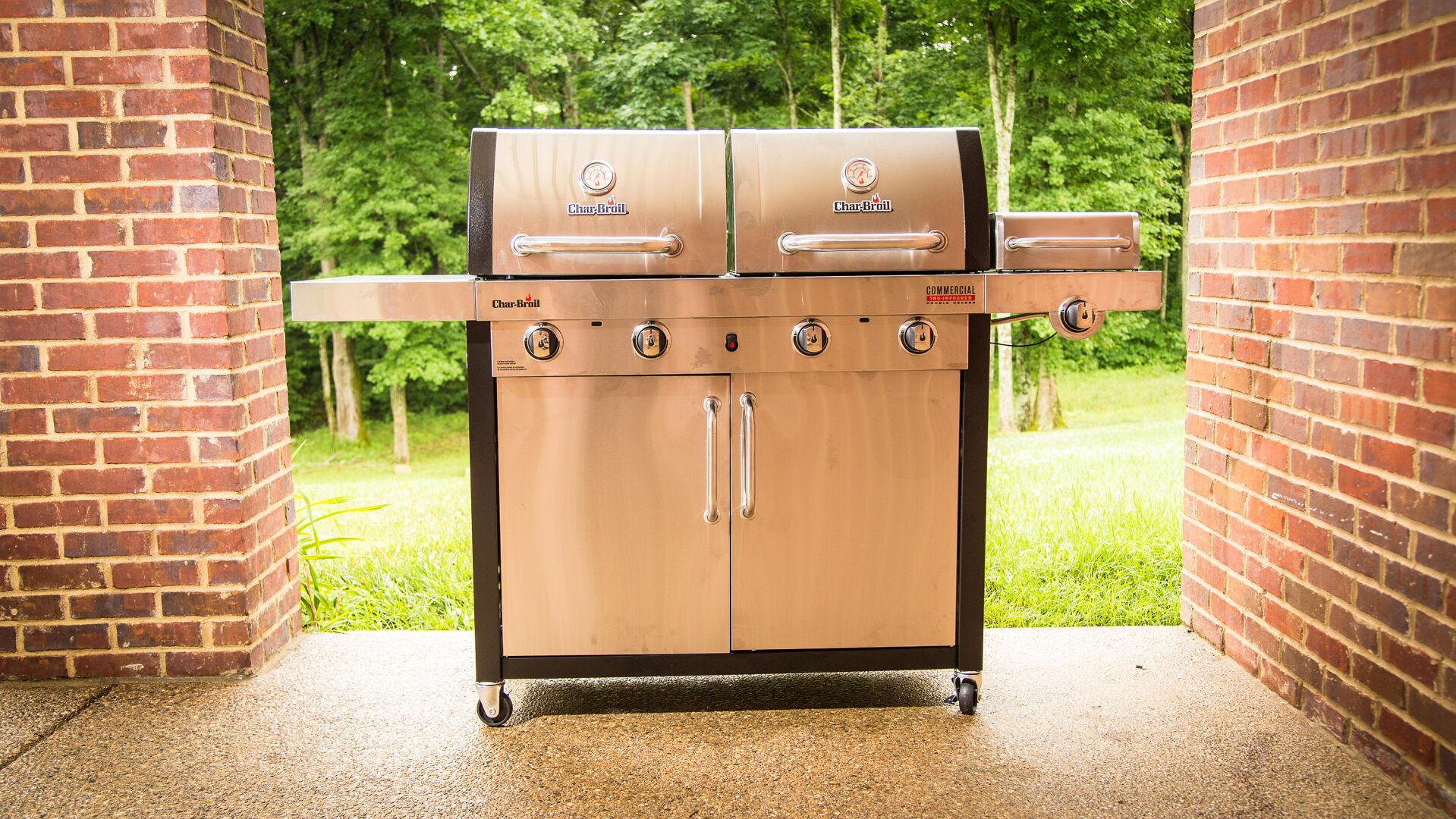 Char-Broil Commercial Double Header